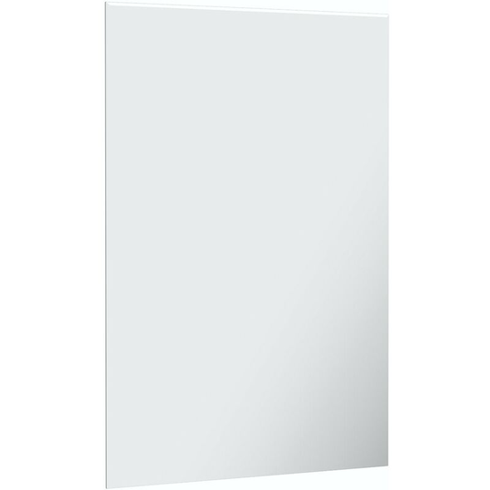 Bevelled edge rectangular mirror 70 x 50cm - Silver - Accents