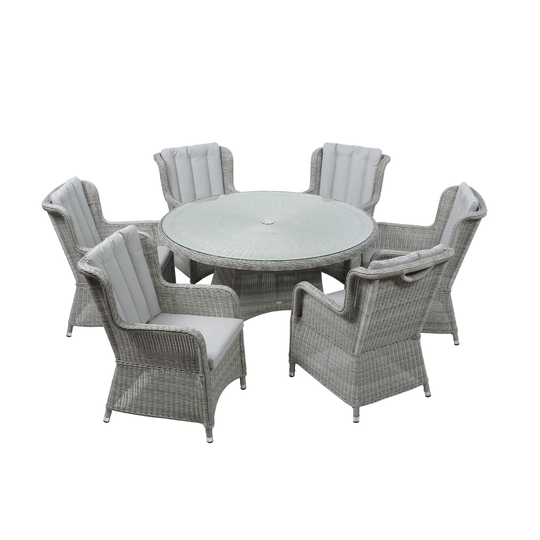 King 6 Seater Dining Set with Cushions
