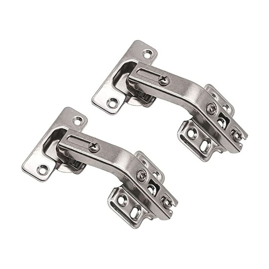 (10 pieces) 135 degree angle kitchen cabinet folding door hinge, three-way adjustable and easy to install