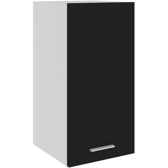 Hanging Cabinet Black 29.5x31x60 cm Chipboard