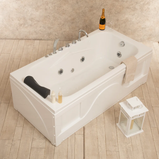 Butterworth 170 mm x 85 mm Double Ended Combination Bathtub with 7 Jets