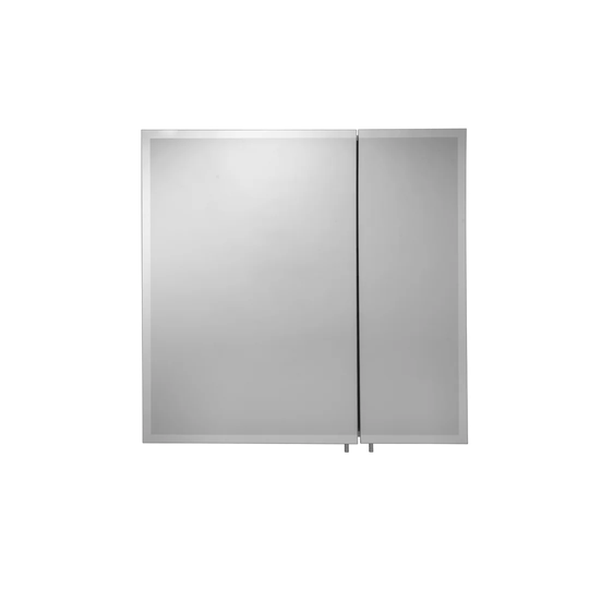 Double Door 76.2cm x 76.2cm Surface Mount Mirror Cabinet