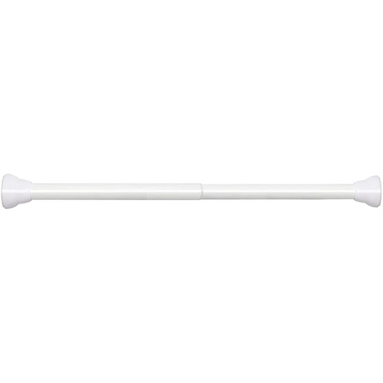 Non-Slip Spring Tension Curtain Rod 20 to 32 Inch Expandable Curtain Rod No Drilling No Rust Bath Closet Hanging Pole for Windows or Shower