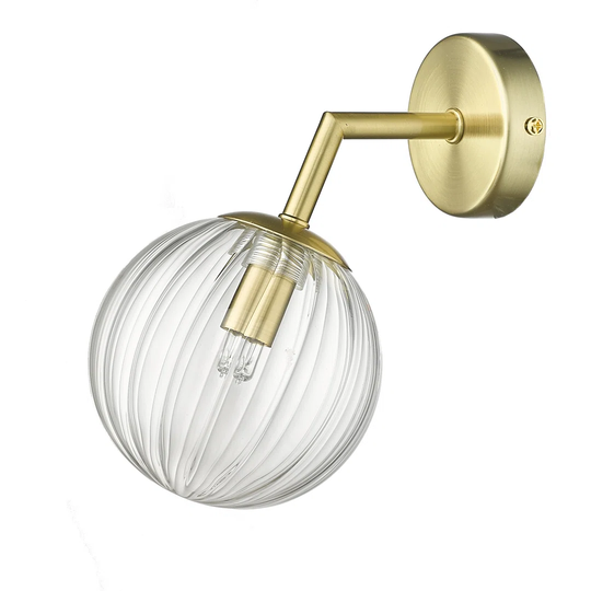 Adelric 1 - Light Gold Armed Sconce
