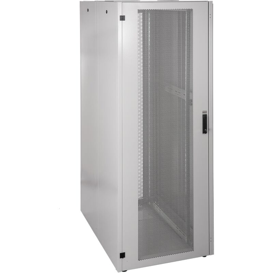 Rackmatic - Rack Cabinet 19 Mobirack standing 42U Width 800 Depth 1200 White Perforated Door