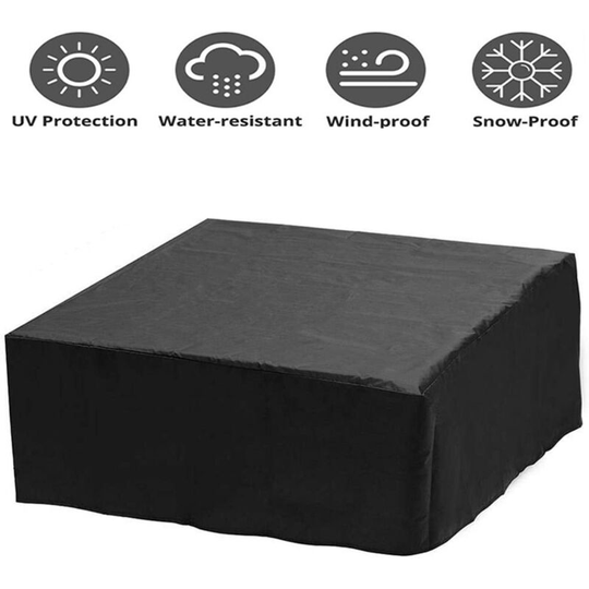 Spa Cover 220*220*85cm,Hot Tub,Swimming Pool,Bathtub,Oxford Cloth Spa Cover for Outdoor Garden,Dustproof,Waterproof,Anti-UV