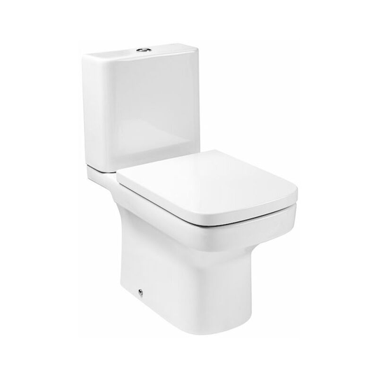 Roca Dama-N Close Coupled Toilet with Push Button Cistern Soft Close Seat