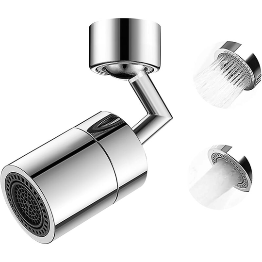 720°Rotatable Universal Splash Filter Faucet Spray Head Anti Splash Filter Faucet Movable Bathroom Tap Water Saving Nozzle