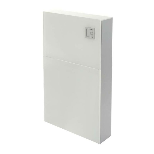 Arca - White 504mm Bathroom Toilet wc Unit for Back to Wall Pan - Milano