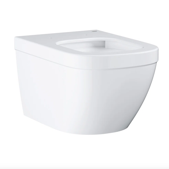 Seltzer Wall Hung Toilet and Mounting Frame with Button Flush and Soft Close Seat