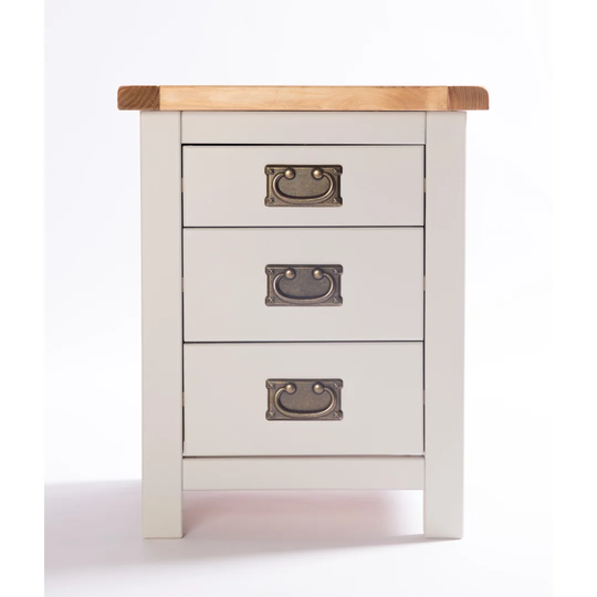 Pippa 3 Drawer Bedside Table