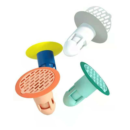 Bathroom Toilet Floor Drain Filter Deodorant Filter Floor Drain Shower Core Indoor Floor Sink Sewer Core Pest Control Anti-Odor Artifact,4 Piece
