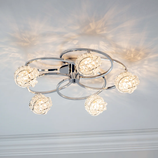 Sutton 5-Light Semi Flush Mount