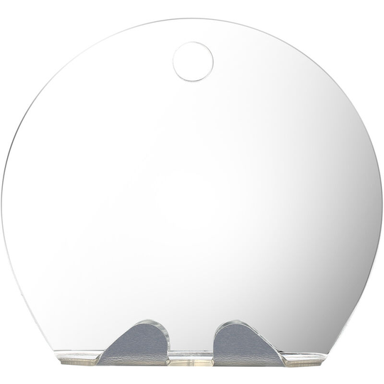 Superseller - Shower Mirror for Shaving Fogless Bathroom Mirror with Suction Portable Handheld Fog-Free Round Mirror for Makeup Beard Grooming &