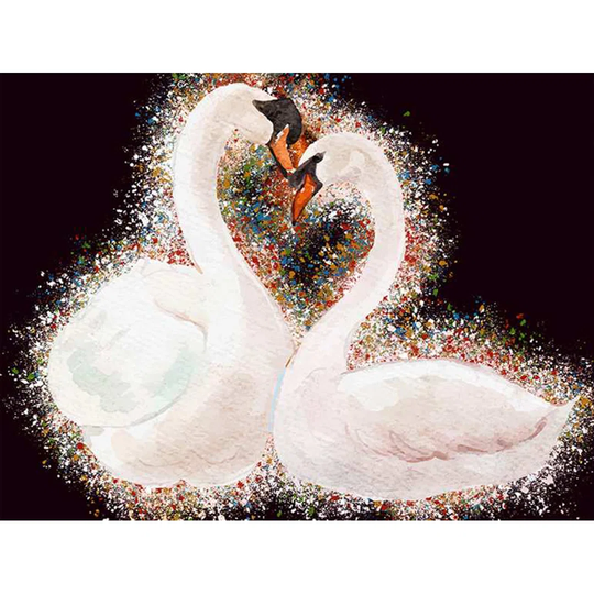 Two Swans - Unframed Graphic Art