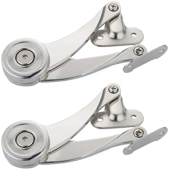 2 x Cabinet Furniture Door Hinge Support Hinge - Opening angle 75 ? / 90 ? / 110 ? - Supplied with hexagonal key - Litzee