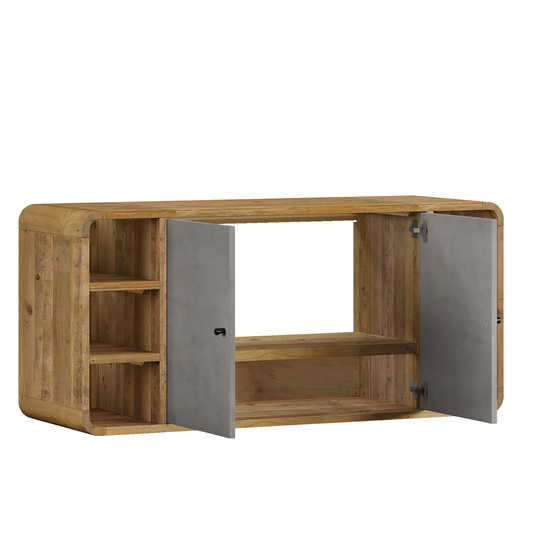 Trevon 130Cm Bathroom Vanity Base Only in Brown