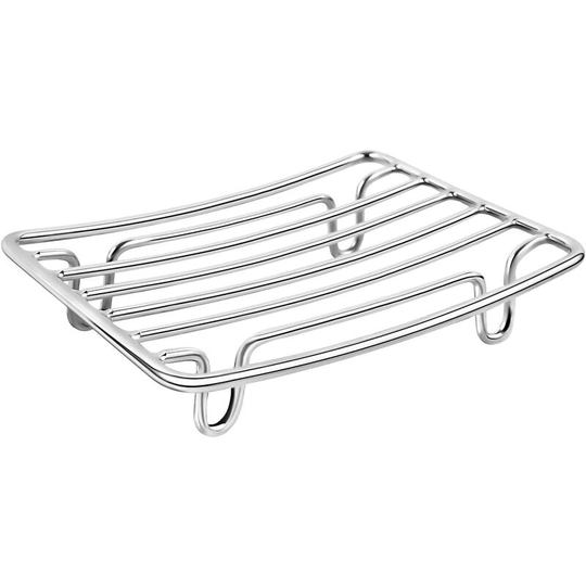 Sunflowergb - Stainless Steel Draining Soap/Sponge Dish for Shower, Bathtub, Kitchen Sink, etc