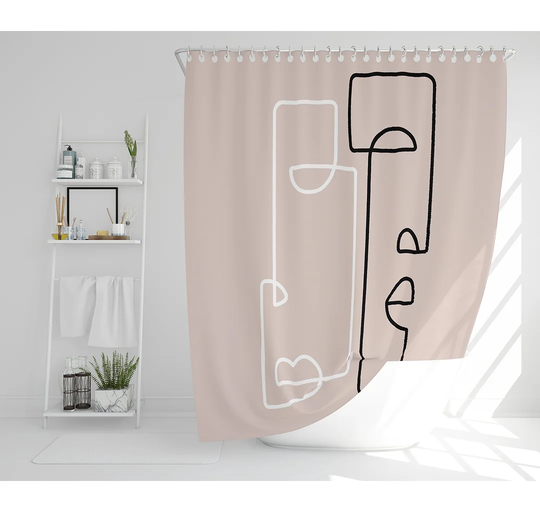 Ellary Polyester Shower Curtain