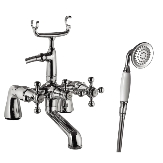 Queen's Deck Mounted Bath Shower Mixer