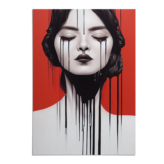 Painted Woman No.1 Abstract