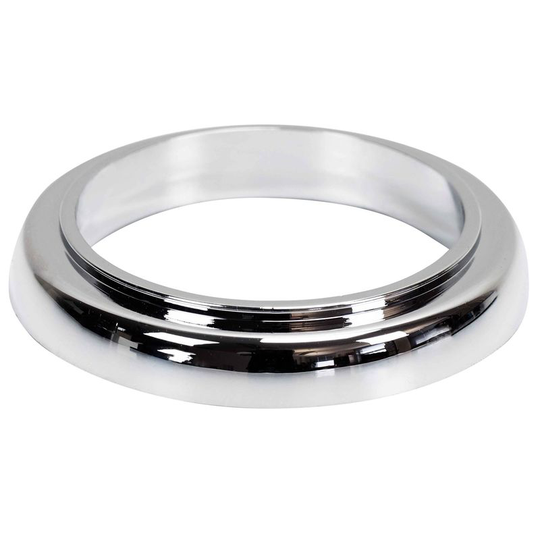 Tycner - Kitchen Faucet Base Ring + Gasket Under Tap Washer Rosette Chromed Plastic