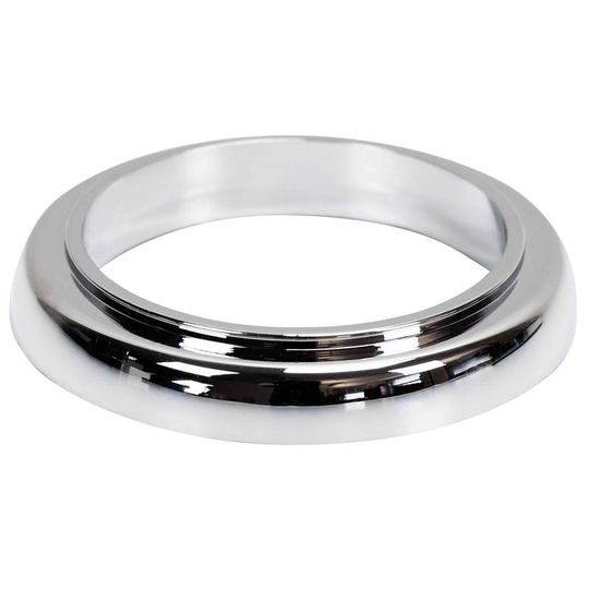 Tycner - Bathroom Faucet Base Ring + Gasket Under Tap Washer Rosette Chromed Plastic