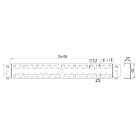 NSYSQCR6560 (VE2) - Accessory for switchgear cabinet NSYSQCR6560 (quantity: 2)