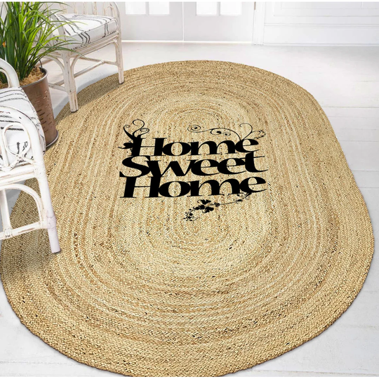 Oval Eure Toile Machine Woven Beige Black Indoor / Outdoor Area Rug