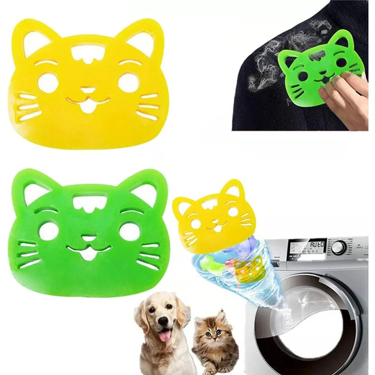 Pet Hair Remover, Hair Removal Brush, Washing Machine Hair Catcher, Washing Machine Hair Remover Ball, Reusable Sticky Fur Catcher, for Dogs Cats Pet
