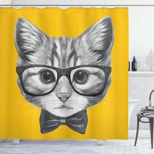 Azzaria Polyester Shower Curtain Set