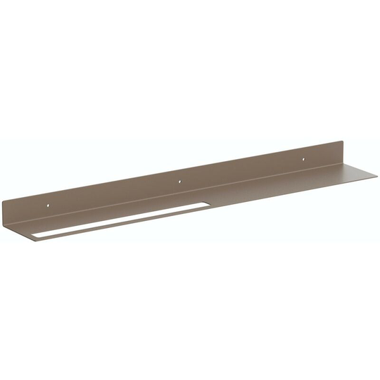 Mono taupe 800mm bathroom shelf - Taupe - Accents