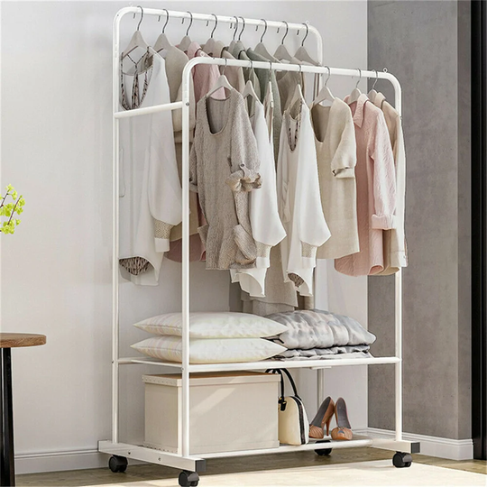 80.5Cm Rolling othes Clothes Rack