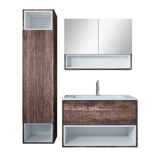 Stowe 800mm Vanity and Mirror Set