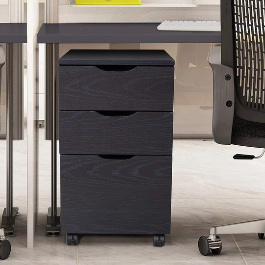 Brockton 3 Drawers Filing Cabinet