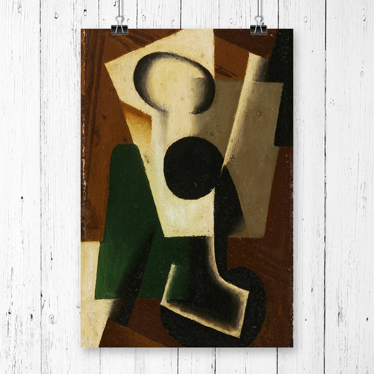 Still Life with a Glass' by Juan Gris Graphic Art