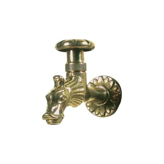 Rosette Brass Animal Faucet