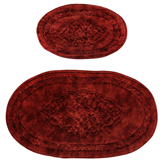 Bouwhuis 2 Piece set Oval Bathmat