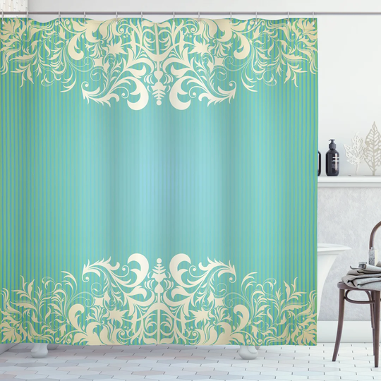 Bharkah 13 Piece Polyester Shower Curtain Set