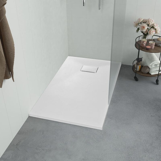 Shower Base Tray smc White 120x70 cm - White