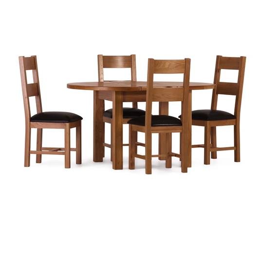 Rebekah Extendable Dining Set with 4 Chairs