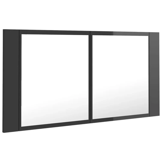 Djibril Surface Mount Mirror Cabinet with LED Lighting