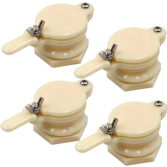 4 Pack Honey Gate Faucet - Honey Extractor - Beekeeping Tool - Beekeeping Equipment,Plastic Honey Flow Spout for Honey Stirrers
