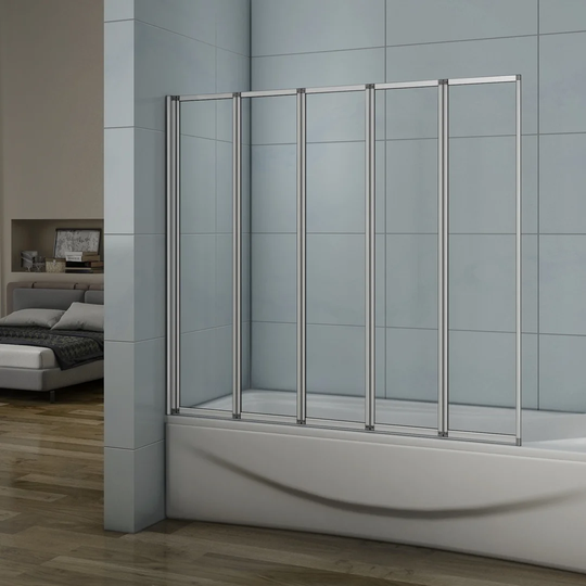 Mclawhorn Framed Aluminium Folding Shower Door