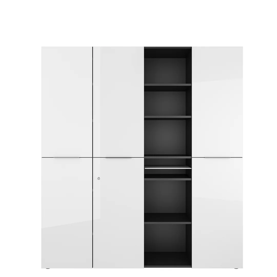 Hitesh 3 - Door 6 -Shelf Storage Cabinet