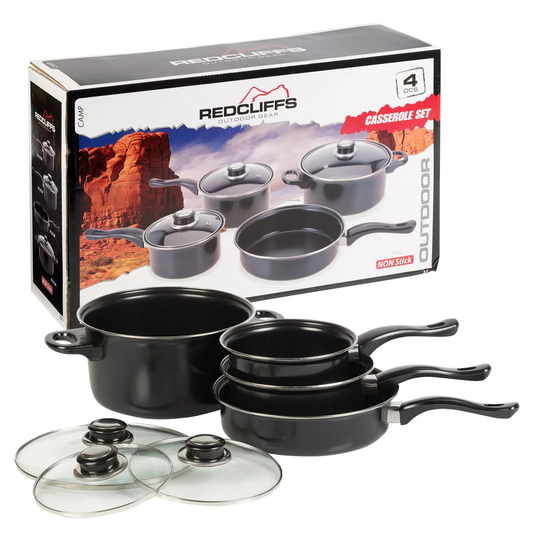 Symple Stuff 7 Piece Stainless Steel Non Stick Cookware Set