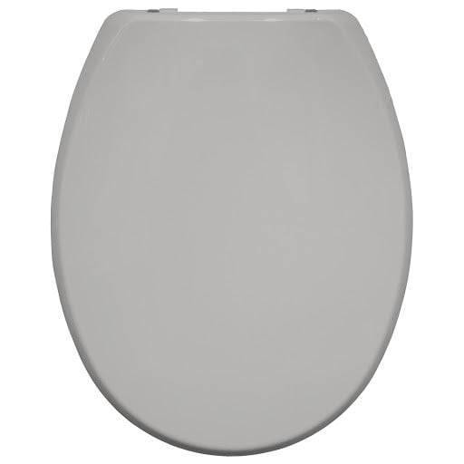 Bemis 2850CPT Buxton Ultra-Fix Round Whisper Grey Toilet Seat