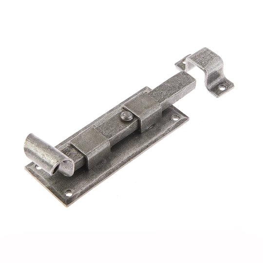 152Mm Straight Bolt Patina Pewter Finish