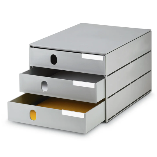 20cm H x 32.3cm W x 32.3cm D Reversible Desk File Pedestal
