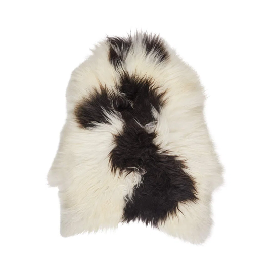 Icelandic Sheepskin Beige/Spotted Indoor/Outdoor Rug